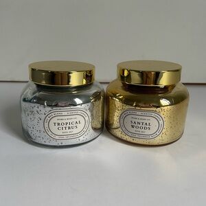 Home & Body Co. Scented Candle Set - Silver and Gold
